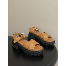 프라다(PRADA) 로마 피셔맨 플랫폼 샌들 신발