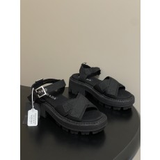 프라다(PRADA) 로마 피셔맨 플랫폼 샌들 신발