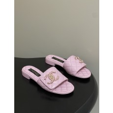 샤넬(CHANEL) 퀼팅 체인 벨크로 샌들 슬리퍼 신발