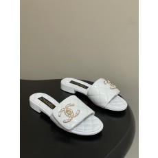 샤넬(CHANEL) 퀼팅 체인 벨크로 샌들 슬리퍼 신발