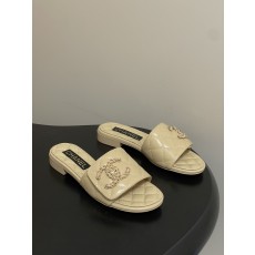 샤넬(CHANEL) 퀼팅 체인 벨크로 샌들 슬리퍼 신발