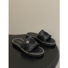 샤넬(CHANEL) 진주 크리스탈 체인 샌들 슬리퍼 신발