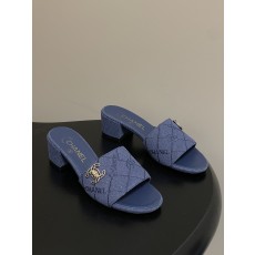 샤넬(CHANEL) 데님 힐 슬리퍼 신발