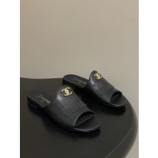 샤넬(Chanel) 퀼팅 더블C 태슬 샌들 슬리퍼 신발 플랫