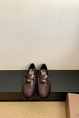 Burberry 버버리 다니엘 리 컬렉션 오일 왁스 로퍼 구두 신발