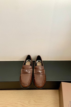 Burberry 버버리 다니엘 리 컬렉션 오일 왁스 로퍼 구두 신발