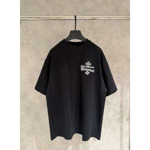 크롬하츠(CHROME HEARTS) 자수 반팔 티셔츠 의류