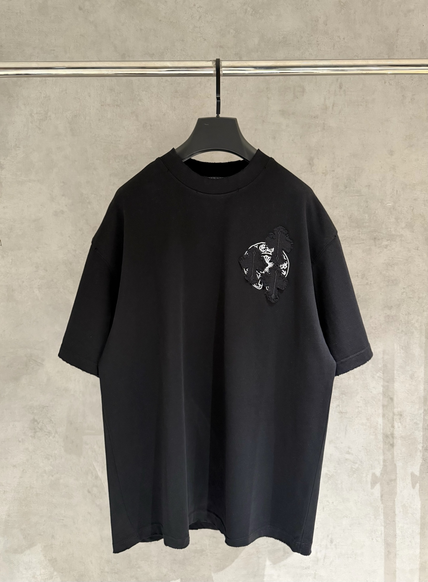 크롬하츠(CHROME HEARTS) 자수 반팔 티셔츠 의류