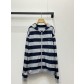 miumiu 미우미우 로고 스트라이프 후드 집업 자켓 재킷 의류