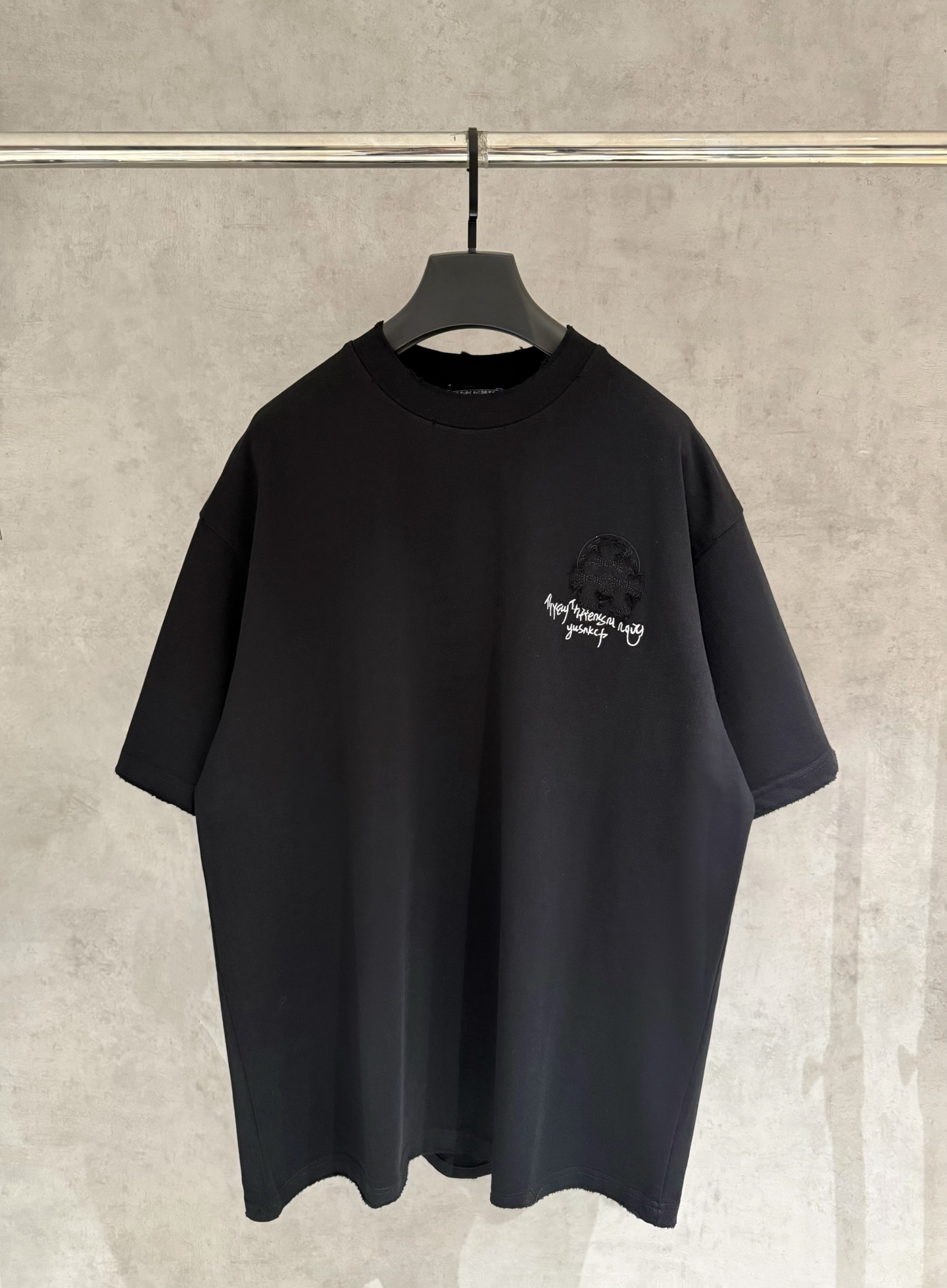 크롬하츠(CHROME HEARTS) 자수 반팔 티셔츠 의류