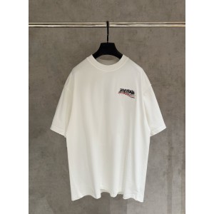 발렌시아가(BALENCIAGA) 자수 반팔 티셔츠 의류