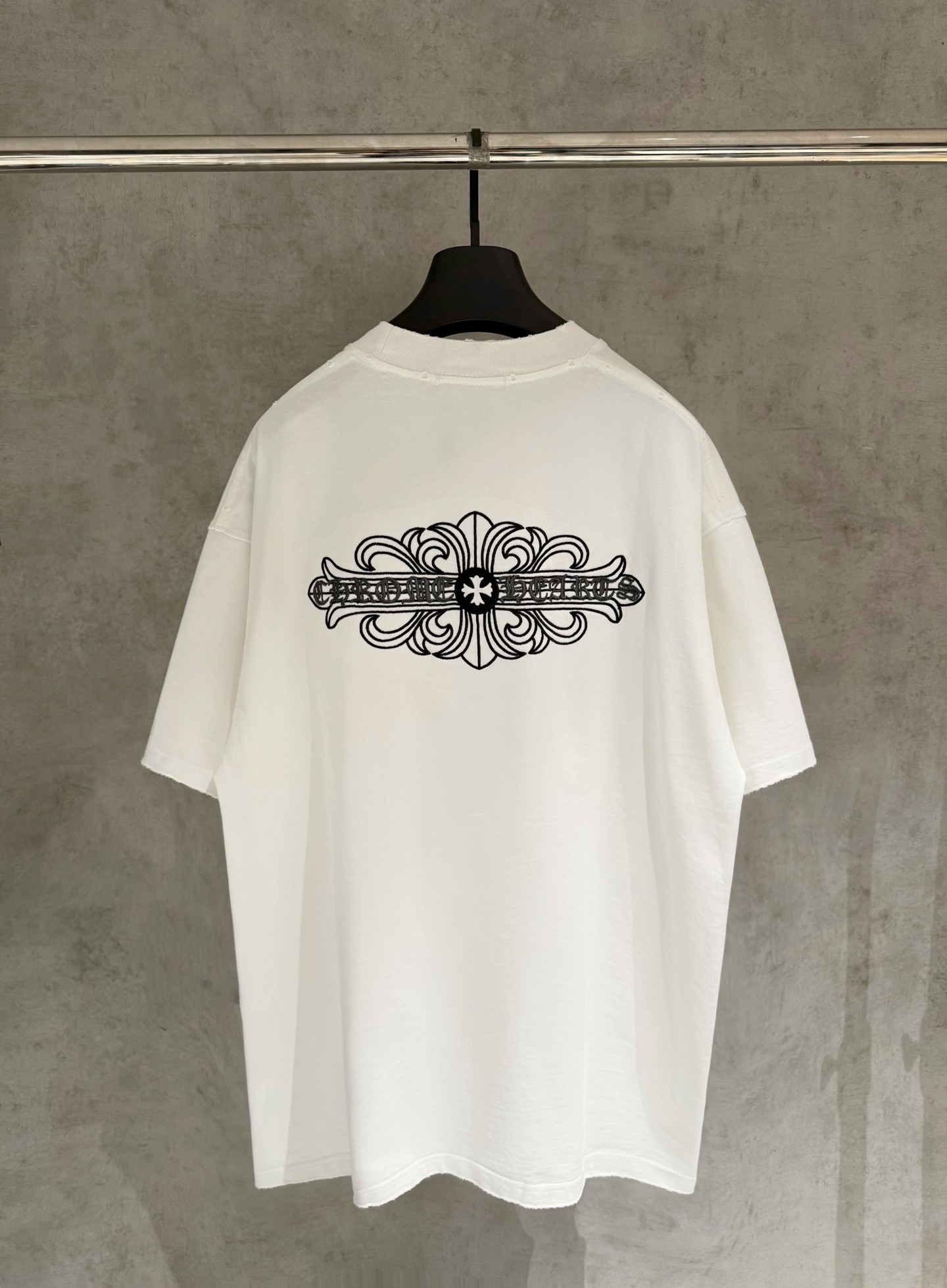 크롬하츠(CHROME HEARTS) 자수 반팔 티셔츠 의류