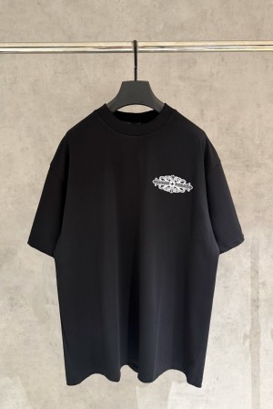 크롬하츠(CHROME HEARTS) 자수 반팔 티셔츠 의류