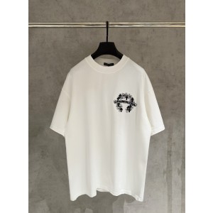크롬하츠(CHROME HEARTS) 자수 반팔 티셔츠 의류