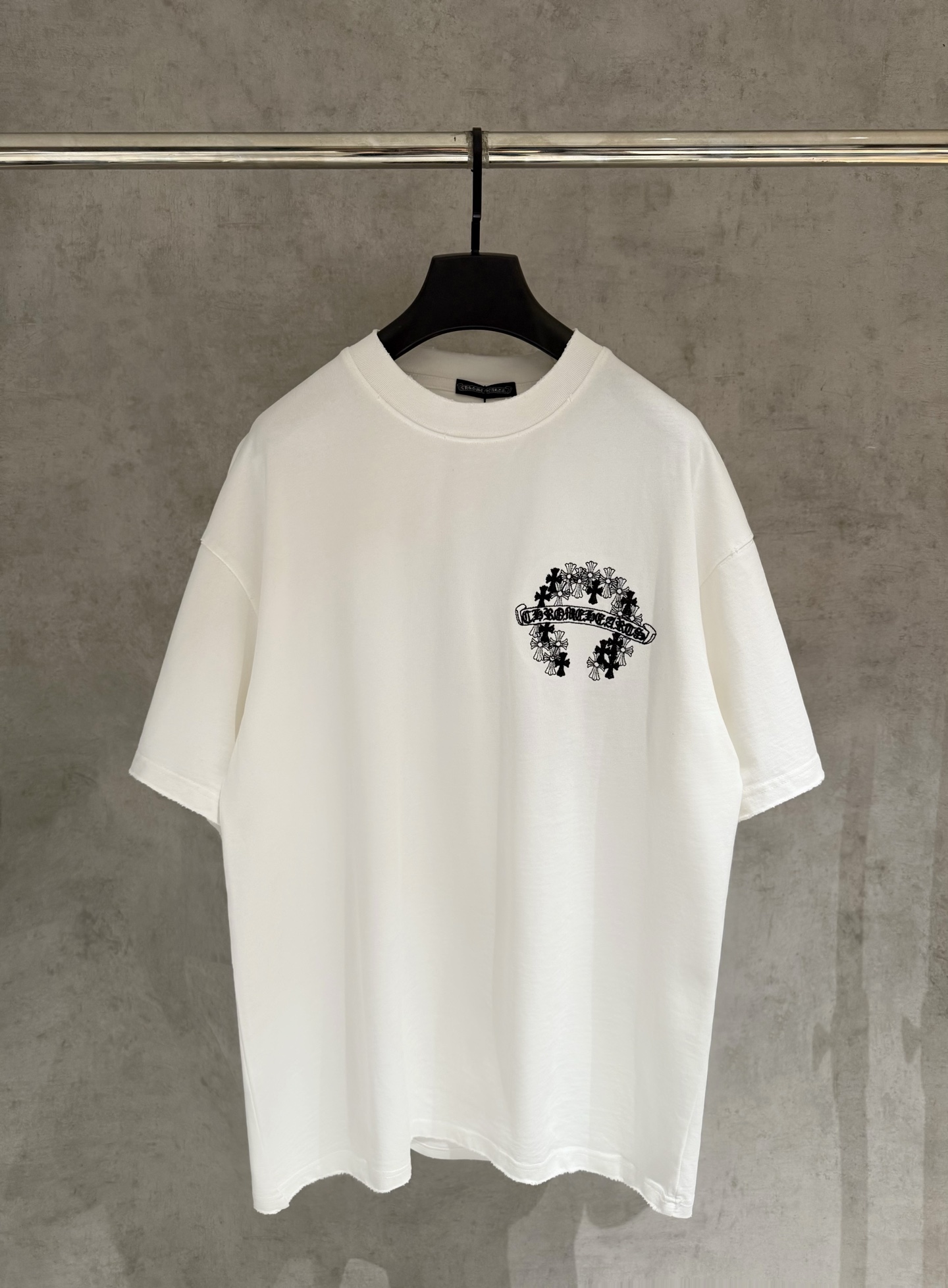 크롬하츠(CHROME HEARTS) 자수 반팔 티셔츠 의류