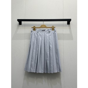 miumiu 미우미우 블루그레이 스트라이프 스커트 치마 의류