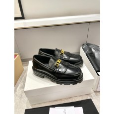 Celine 셀린느 트리오페 금장 로고 태슬 로퍼 구두 신발