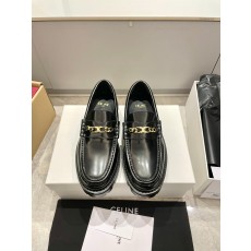 Celine 셀린느 트리오페 금장 로고 태슬 로퍼 구두 신발