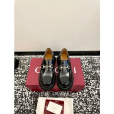 GUCCI 구찌 GG 로고 홀스빗 플랫폼 로퍼 구두 신발