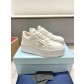 PRADA 프라다 신상 키높이 화이트 스니커즈 신발
