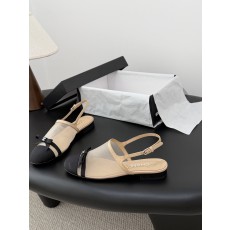 샤넬(CHANEL) 리본 메쉬 로우힐 펌프스 신발