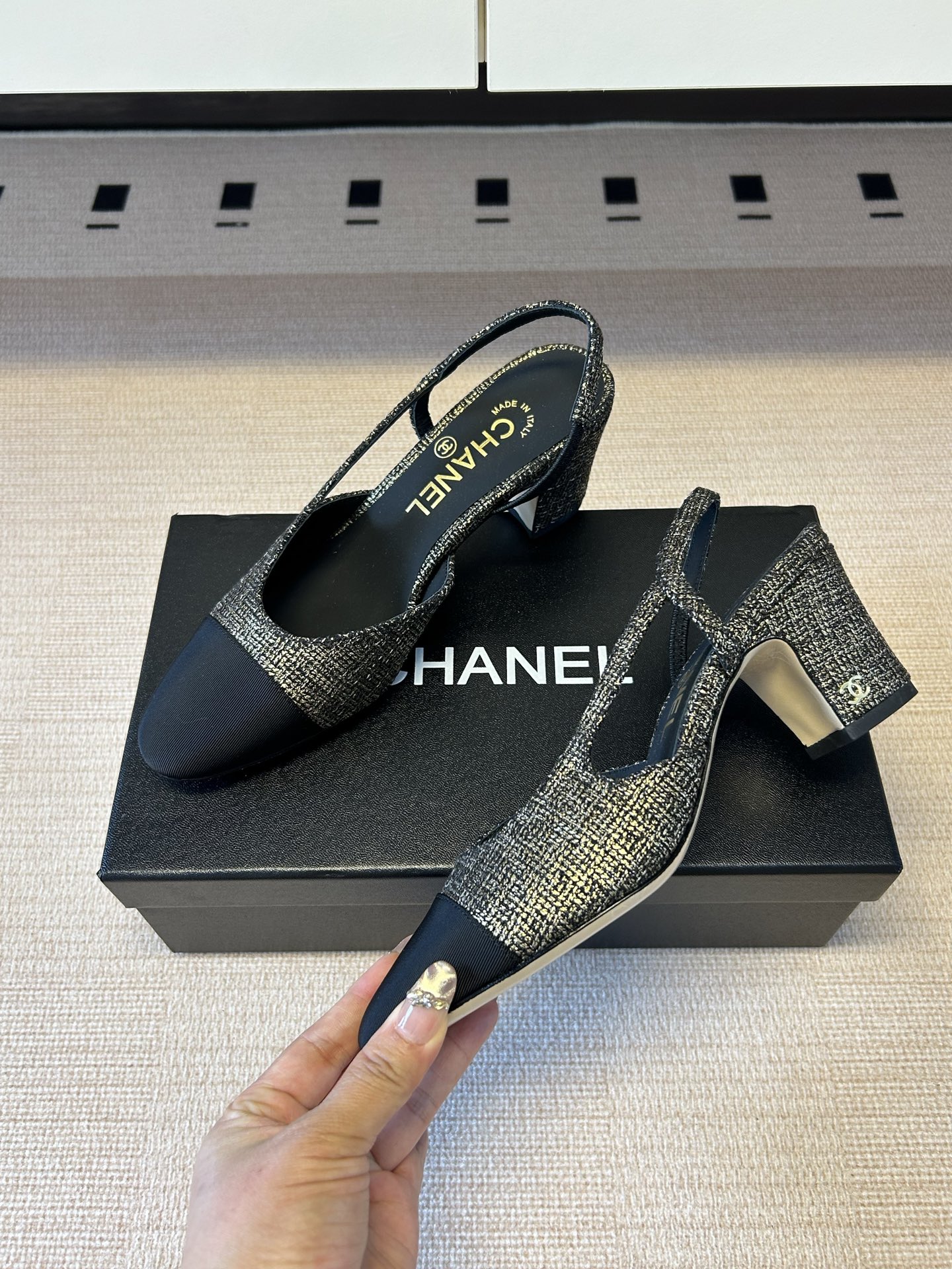 샤넬(CHANEL) 슬링백 샌들 신발