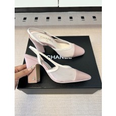 Chanel 샤넬 신상 슬링백 & 발레리나 시리즈 샌들 힐 구두 신발 9cm