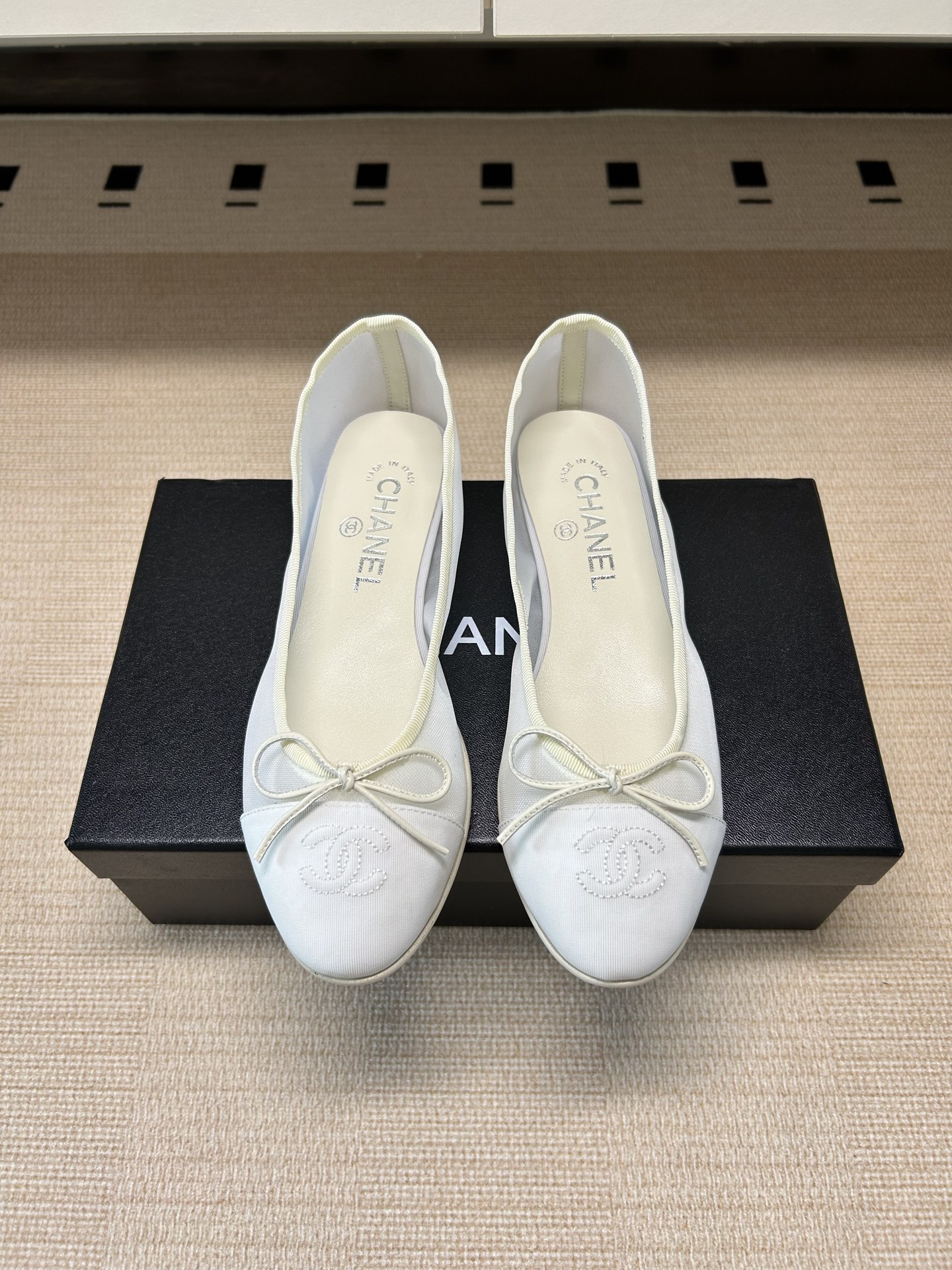 Chanel 샤넬 클래식 발레리나 플랫 슈즈 신발