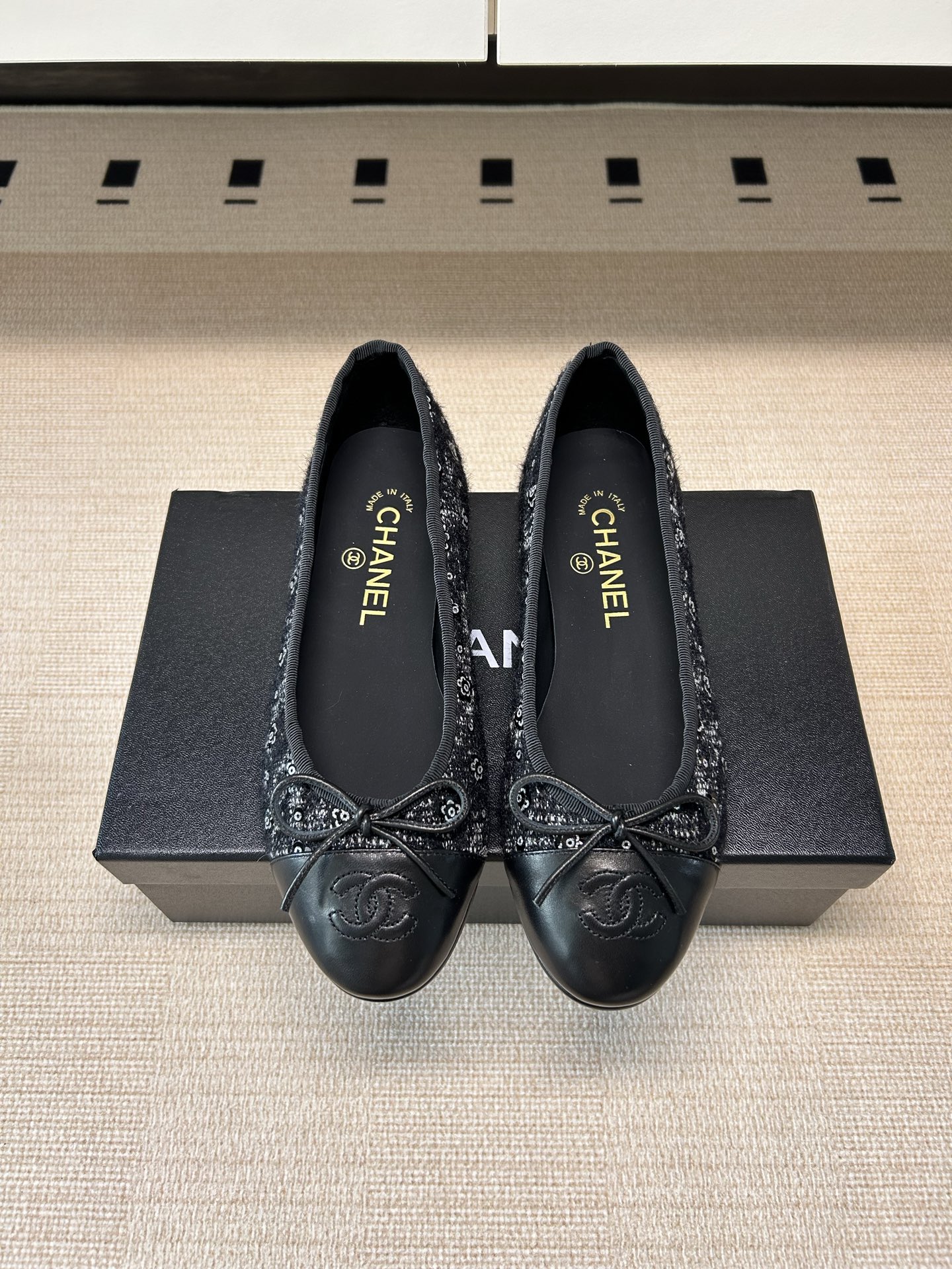 Chanel 샤넬 클래식 발레리나 플랫 슈즈 신발
