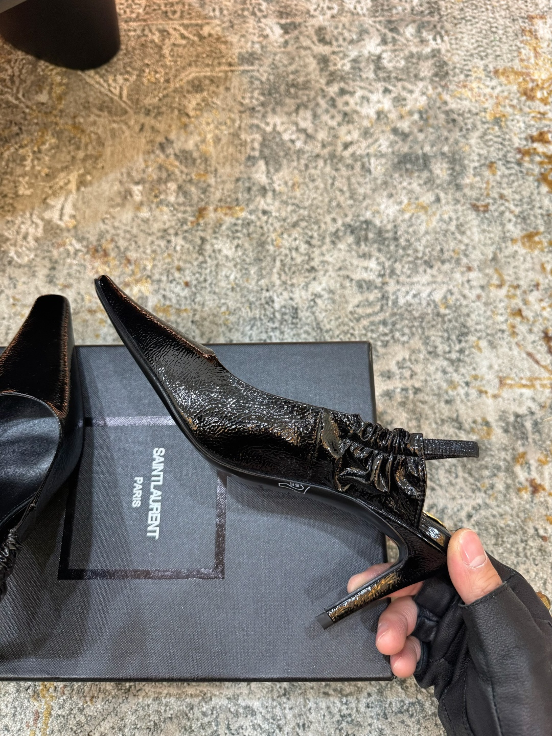 YSL 생로랑 26FW 하이엔드 실크 펌프스 힐 구두 샌들 신발