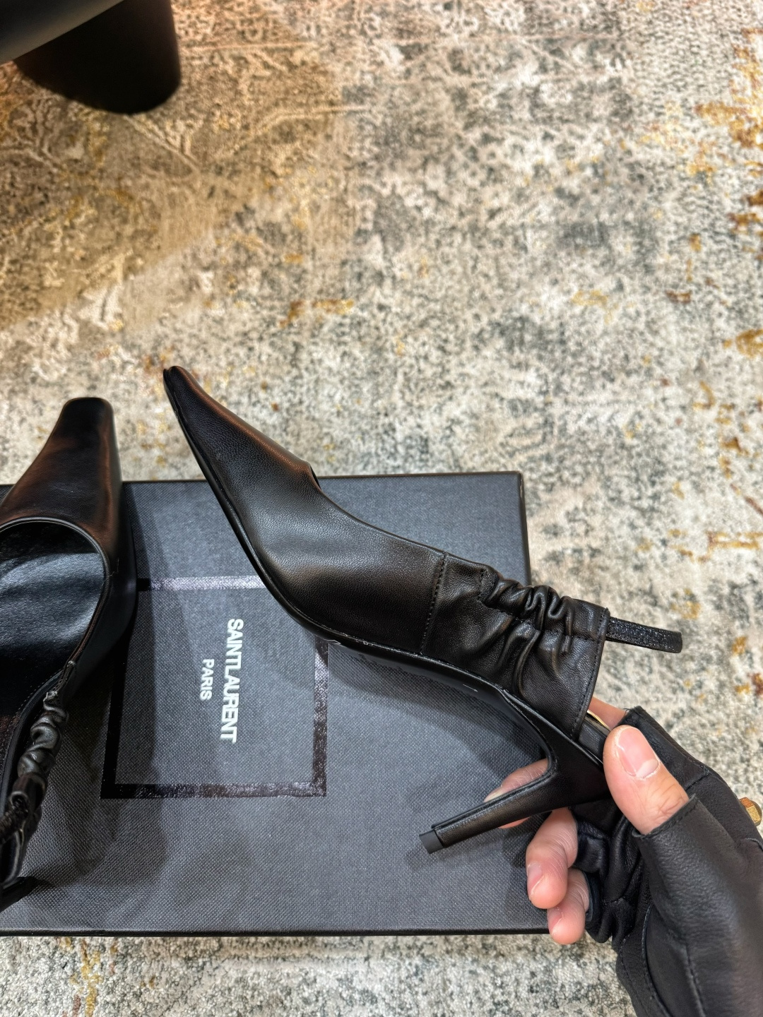 YSL 생로랑 26FW 하이엔드 실크 펌프스 힐 구두 샌들 신발