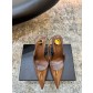 YSL 생로랑 엣지 펌프스 힐 구두 신발 9.5cm