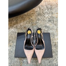 YSL 생로랑 페이턴트 미들 펌프스 힐 구두 신발 5.5cm