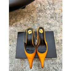 YSL 생로랑 실크 미들 펌프스 힐 구두 신발 5.5cm