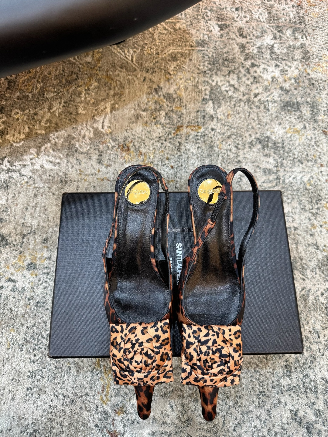 YSL 생로랑 미들 펌프스 힐 구두 신발 5.5cm