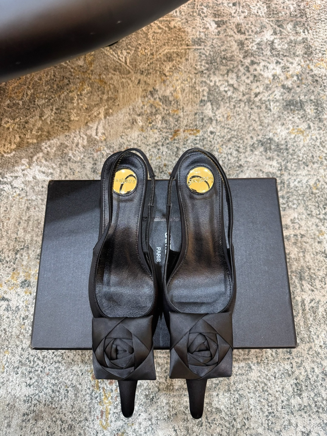 YSL 생로랑 미들 펌프스 힐 구두 신발 5.5cm