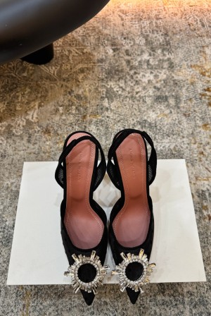 Amina Muaddi 아미나 무아디 힐 구두 신발 9.5cm