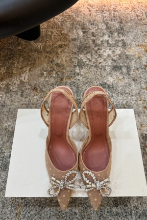 Amina Muaddi 아미나 무아디 힐 구두 신발 9.5cm