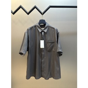 생로랑(SAINT LAURENT) 로고 자카드 반팔 셔츠 의류
