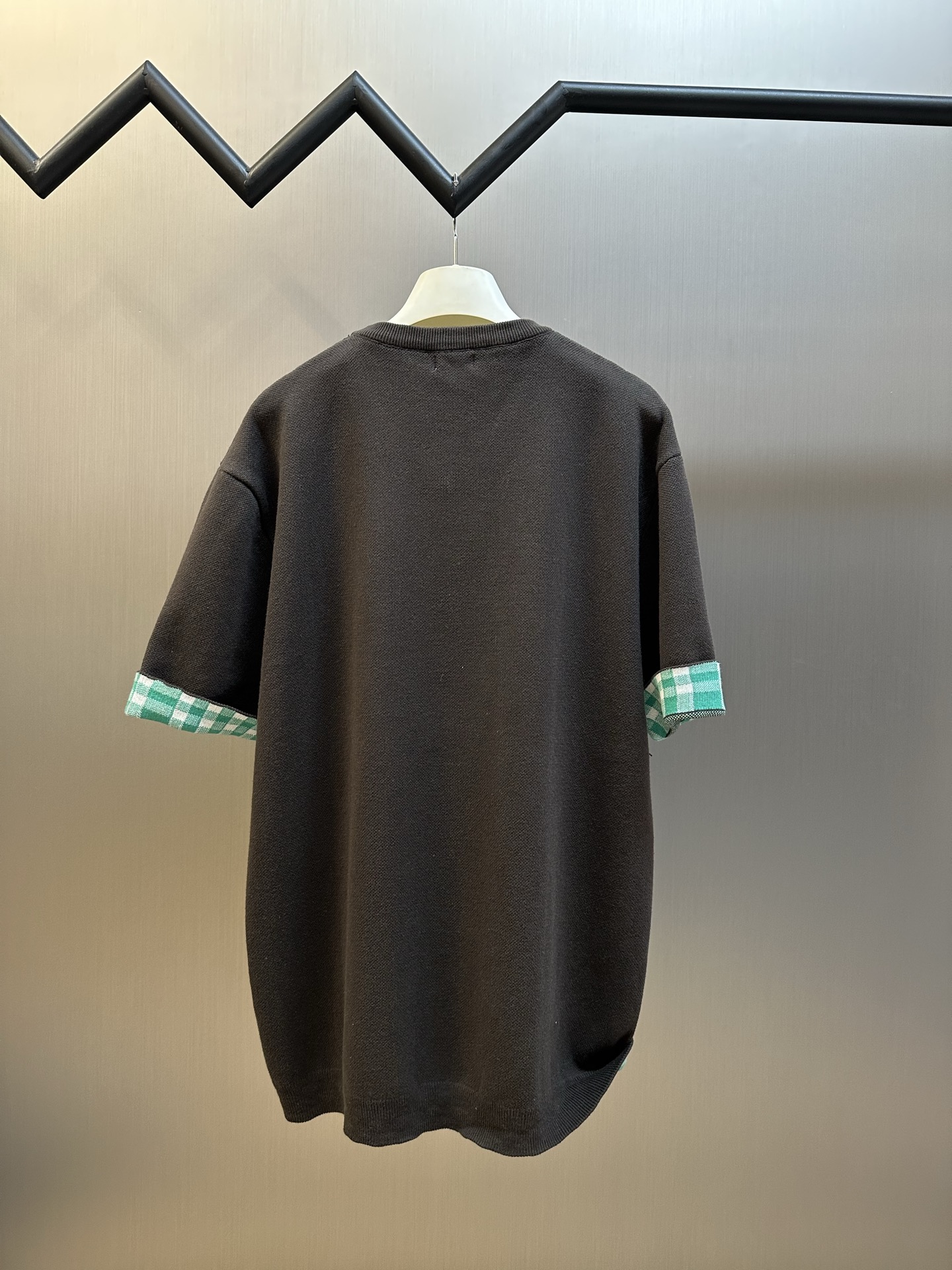 로에베(LOEWE) 로고 자카드 니트 반팔 티셔츠 의류