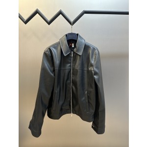 디올(DIOR) 퀼팅 램스킨 가죽 자켓 의류