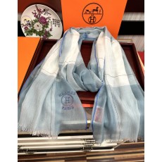 에르메스(HERMES) 체크 캐시미어 목도리 스카프