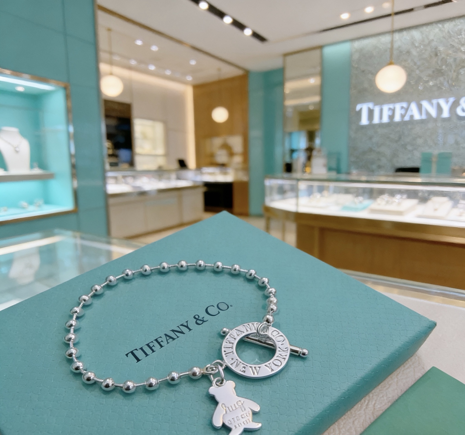 티파니(TIFFANY & CO) 실버 체인 팔찌 악세사리