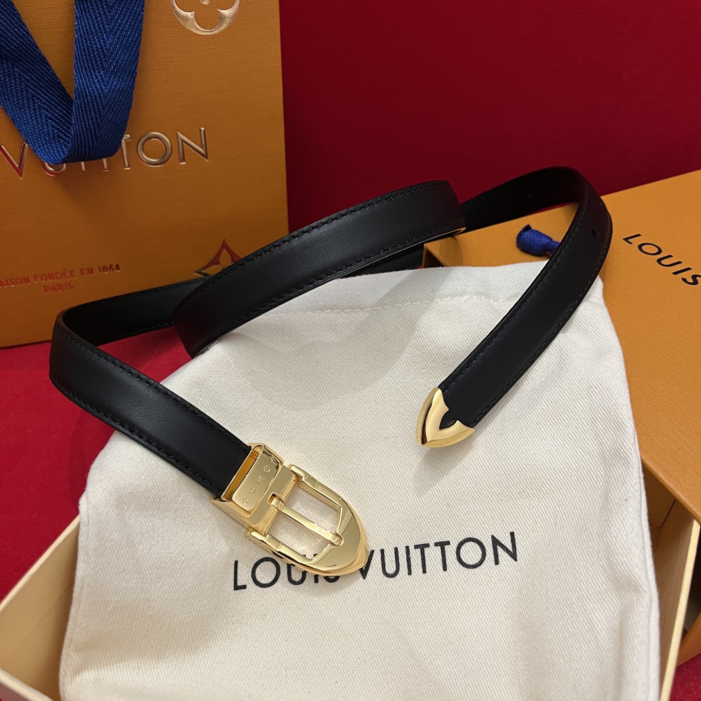 LV 루이비통 여성용 슬림 주얼리 벨트