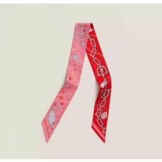 에르메스(HERMES) 트윌리 실크 목도리 스카프