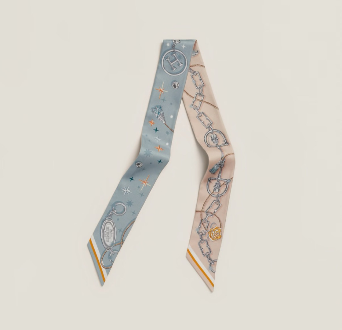 에르메스(HERMES) 트윌리 실크 목도리 스카프