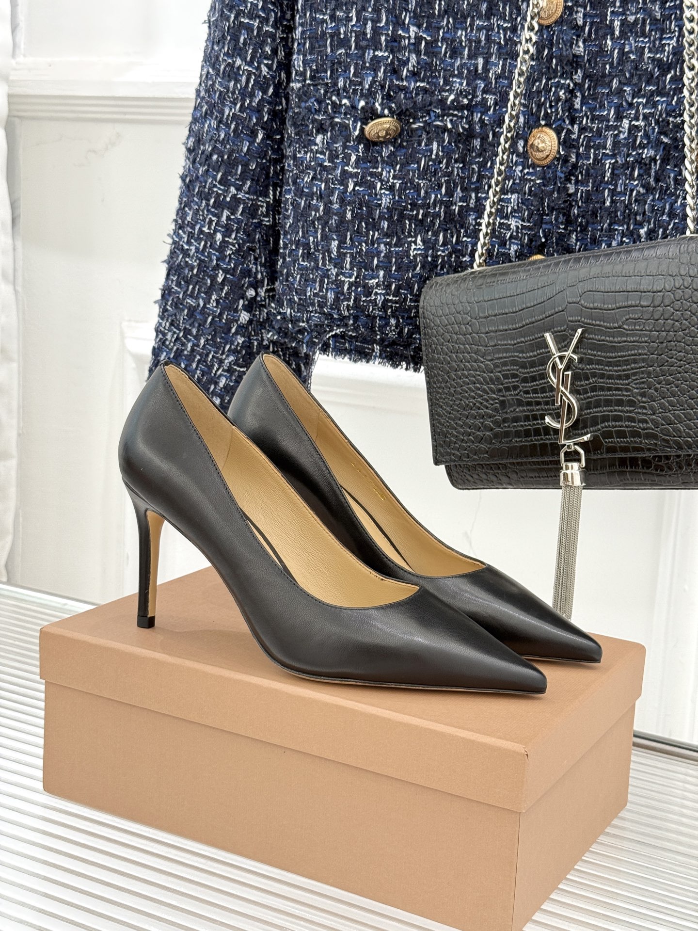 Gianvito Rossi 지안비토 로시 클래식 미니멀 펌프스 힐 구두 신발