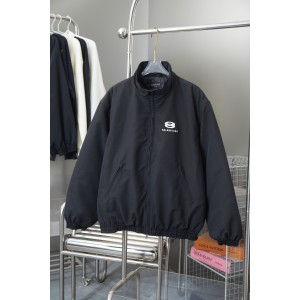 발렌시아가(Balenciaga) 더블 로고 자수 하이넥 패딩 자켓 의류