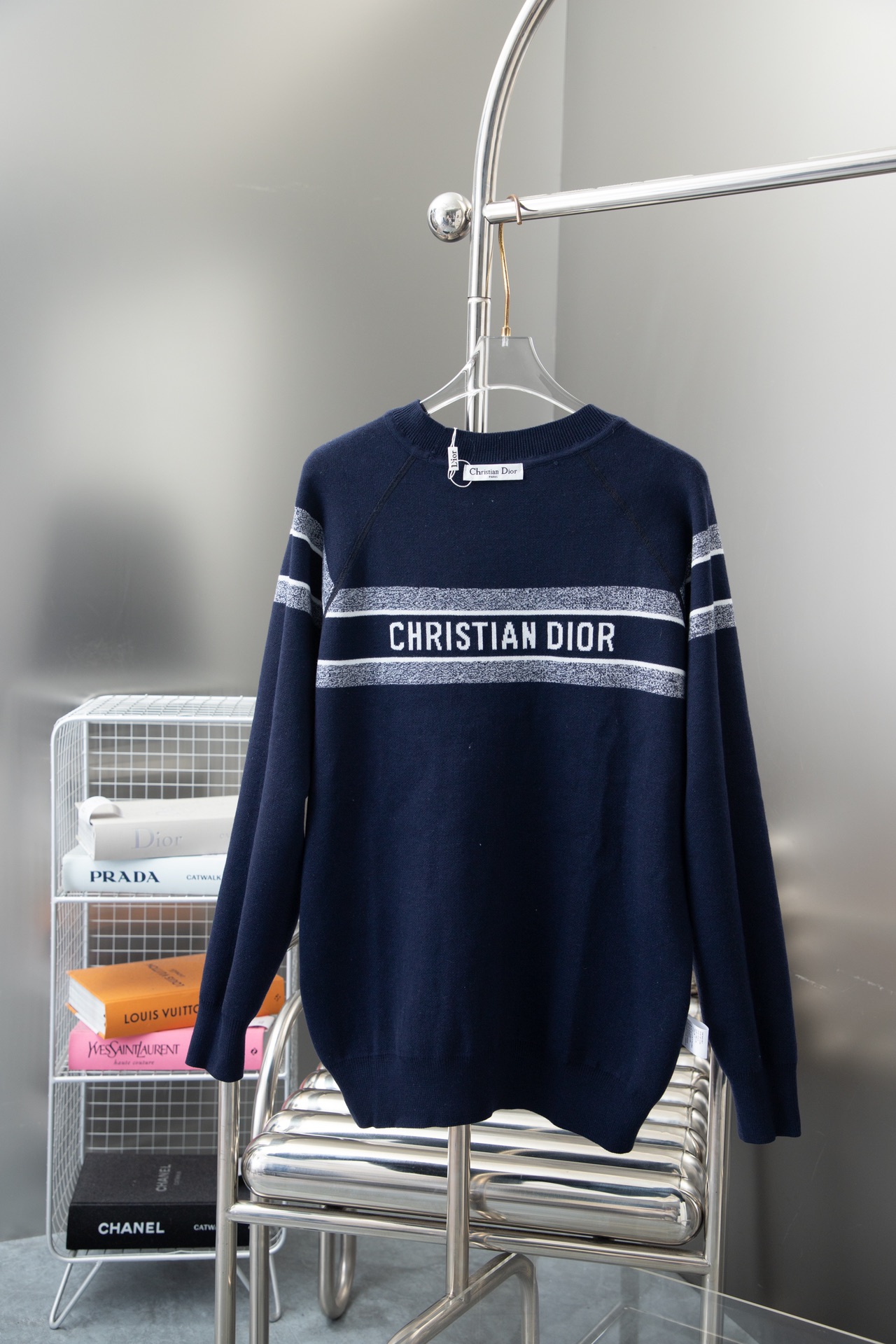 디올(DIOR) 모노그램 더블 자카드 니트 스웨터 의류