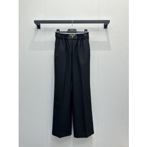 셀린느(CELINE) 로고 와이드 울 팬츠 의류